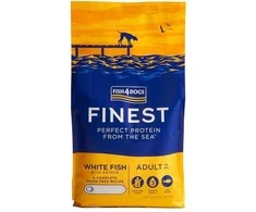 Sausas Šunų Maistas - FISH4DOGS Finest Ocean su balta žuvimi 12kg