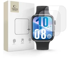 „Tech-Protect Hofi Hydro Flex+“ 2 hidrogelio plėvelių pakuotė, skirta „Huawei Watch Fit 3 / 4“ - skaidri