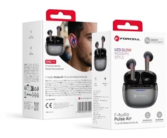 Ausinės Forcell F-Audio Pulse Air ENC Belaidės In-Ear TWS Earbuds juodas
