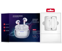 „Forcell F-Audio Pulse Air ENC“ belaidės į ausis įdedamos TWS ausinės, sidabrinės