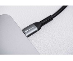 Cable USB C to USB C Forcell F-Energy QC4.0 PD 5A 240W Cafule 0,25 m C263 juodas