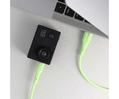 USB A į Micro USB laidas Forcell F-Energy QC3.0 2,4A 18W silikoninis 1 m C341 žalias