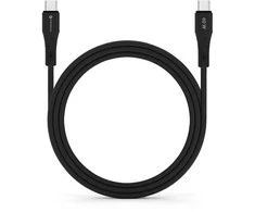 USB C laidas į USB C jungtį Forcell F-Energy QC4.0 PD 3A 60W silikoninis 1 m C344 juodas