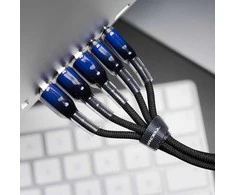 USB A į Micro USB laidas Forcell F-Energy QC3.0 2,4A 18W gradientas 1 m C351 juodas