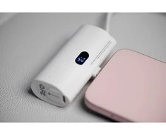 „Forcell F-Energy“ išorinė baterija „F5K3 PD 20W 5000 mAh“ su integruota „Lightning“ jungtimi
