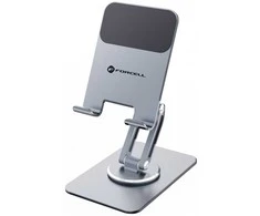 Desk holder for phone / tablet foldable Forcell F-Grip Fold Stand 2 360 pilka