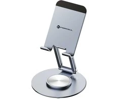 Desk holder for phone / tablet foldable Forcell F-Grip Fold Stand 3 360 pilka