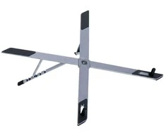 Desk holder for laptop / tablet foldable Forcell F-Grip Fold Stand X Pro pilka