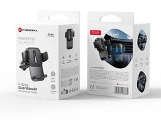 Car phone holder Forcell F-Grip Guardian AV air vent juodas
