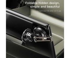 Magnetic car phone holder Forcell F-Grip IronSecure windshield / dashboard juodas