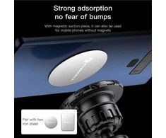 Magnetic car phone holder Forcell F-Grip MagElite air vent juodas