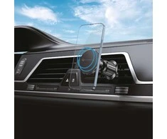 Magnetic car phone holder Forcell F-Grip MagElite air vent juodas