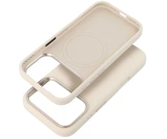 Dėklas Case for iPhone 15 Forcell F-Protect Frame Premium compatible with Magsafe antique baltas