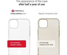 Dėklas Case for iPhone 15 PRO MAX Forcell F-Protect Long Lasting clear