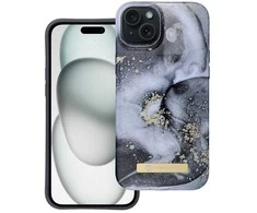 „iPhone 15 PLUS“ dėklas „Forcell F-Protect Mirage“, suderinamas su „Magsafe“ marmuro rūko spalvos dėklu.