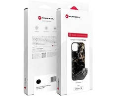 Dėklas Case for iPhone 15 PRO Forcell F-Protect Mirage compatibl with Magsafe Military Drop-Test juodas marble