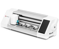 Intelligent filmas cutting machine Forcell with positioning tool baltas