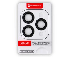 iPhone 14 Pro / 14 Pro Max kameros stiklas Forcell Premium žvaigždutė juodas