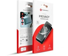 Tempered glass to iPhone 16 PLUS Forcell Privacy Glass juodas