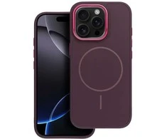 Dėklas Oem Case for iPhone 16 PRO MAX Frame Mag Cover compatible with MagSafe violetinė