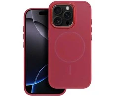 Dėklas Oem Case for iPhone 17 PRO Frame Mag Cover compatible with MagSafe magenta