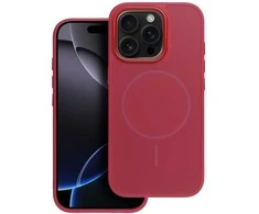 Oem Originalus „iPhone 12 Frame Mag Cover“ dėklas, suderinamas su „MagSafe“, rausvai raudonas