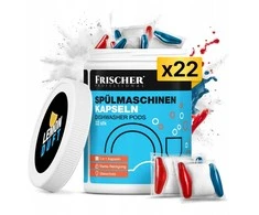 Frischer Šviežios 3-in-1 indaplovės kapsulės, 22 vnt