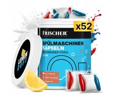 Frischer 3-in-1 indaplovė capsules, 52 pieces