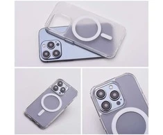 Dėklas Oem Case for iPhone 15 PRO Frost Mag Cover compatible with MagSafe transparent frozen