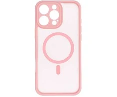 Dėklas Oem Case for iPhone 16 PRO MAX Full Matte Mag Cover compatible with MagSafe light pink