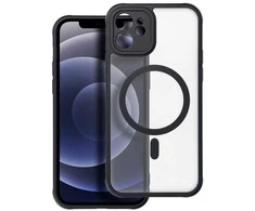„Oem“ matinis „iPhone 12“ dėklas, suderinamas su „MagSafe“ ir juodas