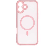 Dėklas Oem Case for iPhone 15 Full Matte Mag Cover compatible with MagSafe light pink