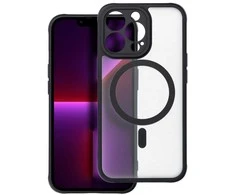 „Oem“ dėklas, skirtas „iPhone 13 PRO“ telefonui, visiškai matinis „Mag“ dėklas, suderinamas su „MagSafe“ juodas