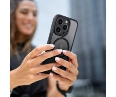 Dėklas Oem Case for iPhone 12 PRO Full Matte Mag Cover compatible with MagSafe juodas