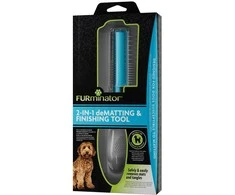 FURminator 2 in 1 - furminator for removing mats and styling for dogs