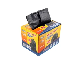 Šiukšlių maišai Plasta Mega Pack, 60 l, 80 vnt., 25MK