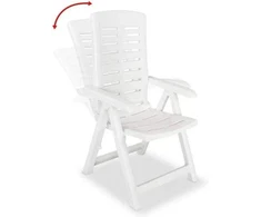Garden chair Progarden. baltas. 60 cm x 61 cm x 109 cm