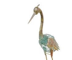 Nežinomas Garden decoration "Crane". 45 cm x 22 cm x 90 cm