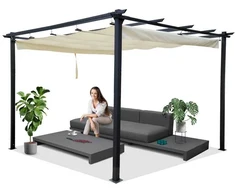 Jokomisiada Garden PERGOLA Para Sole ESTIVO 3x3x2.4m Atsparus vandeniui roof SP0835