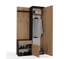 „Top E Shop“ „Topeshop“ GARD DUO ANT/ART KPL prieškambario spintelė