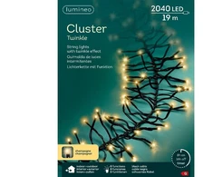 Nežinomas Garland of light bulbs Cluster Soft Baltas 494957. 19 m
