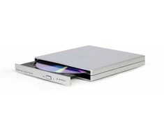 Kietasis diskas Gembird DVD-USB-021-SV External USB DVD drive, sidabrinis