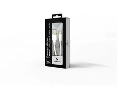 Gembird GMB Audio CC-USB2S-AMCM-1.5M-W USB cable USB 2.0 USB A USB C Baltas