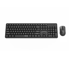 Klaviatūra Gembird KBS-WMS-01 Silent key Pro Business wireless desktop set, juodas, US išdėstymas