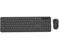 Klaviatūra Gembird KBS-WPS-01-W Slim Pro Business wireless desktop set, juodas, RU išdėstymas