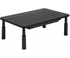 Laikiklis Gembird MS-TABLE-D-01 reguliuojamas monitoriaus stovas su stalčiumi (stačiakampis)
