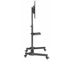 Laikiklis Gembird Stojak pod telewizor su regulacją aukščio, mobilny, na kółkach, 32'' - 55''