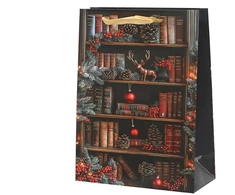None Gift bag Decoris Books. 8 cm x 24 cm x 18 cm