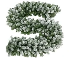 Snow-covered Christmas medžio garland 2.7m HQ Ruhhy 26244