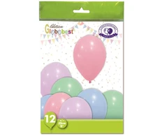 Globolandia Balionai ovalūs, įvairių spalvų, D30 cm 12 vnt.